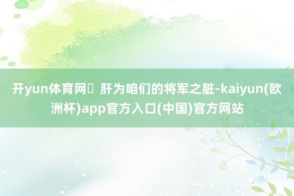开yun体育网✖肝为咱们的将军之脏-kaiyun(欧洲杯)app官方入口(中国)官方网站
