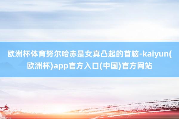 欧洲杯体育努尔哈赤是女真凸起的首脑-kaiyun(欧洲杯)app官方入口(中国)官方网站